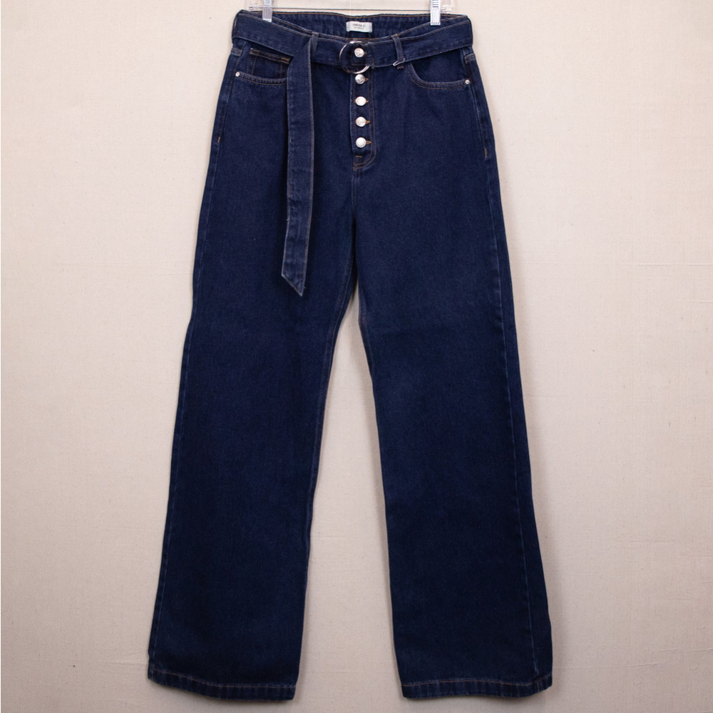 Forever 21 wide leg dark wash jeans NWT-30